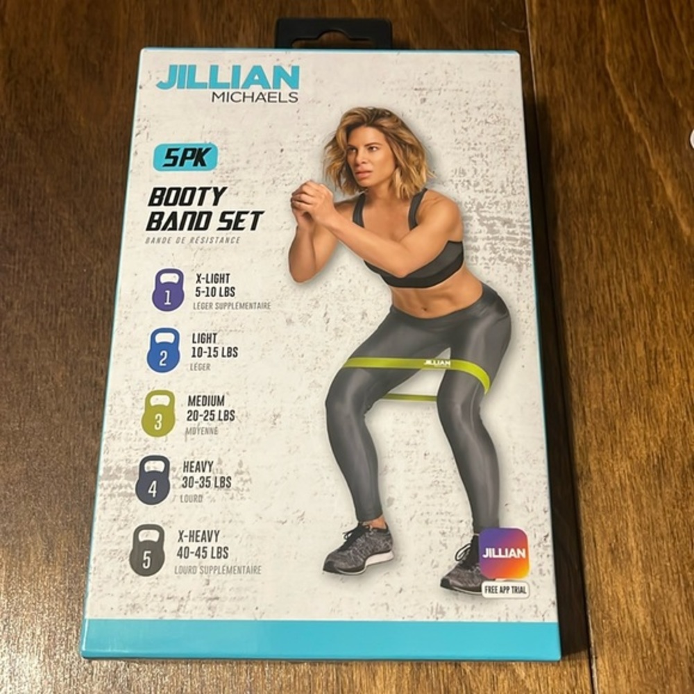 Jillian Michael’s five pack workout band set